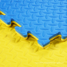 EVA Yellow and Blue Soft Foam baby crawl bath floor mat for Kids Playing